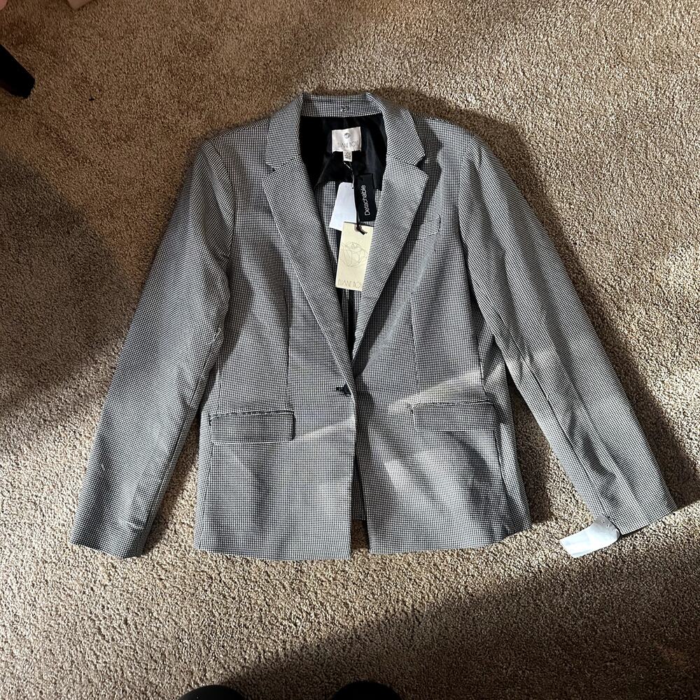 Elaine Rose Plaid Blazer